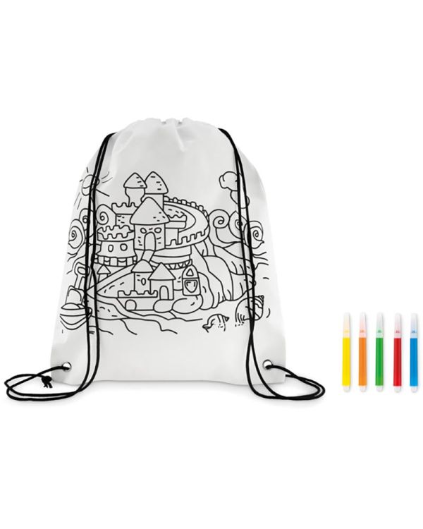 Carrydraw Non Woven Kids Bag With Pens