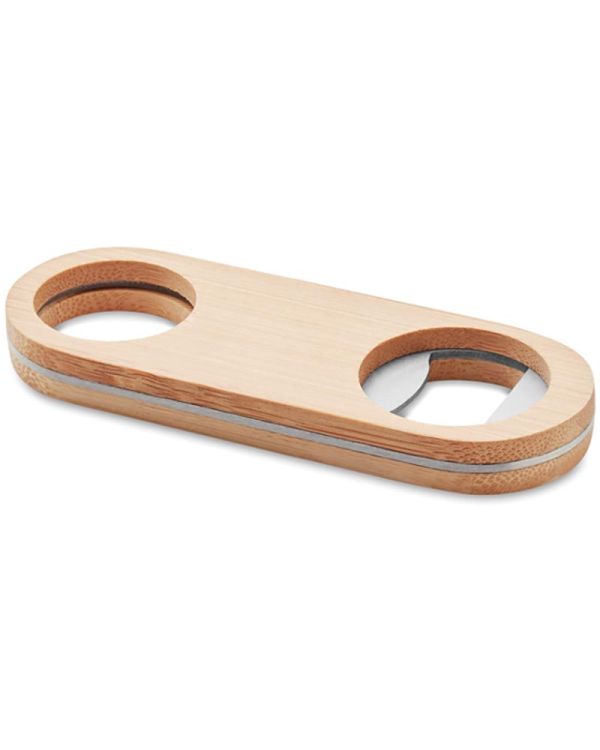 Valbamper Oval Bamboo Bottle Opener