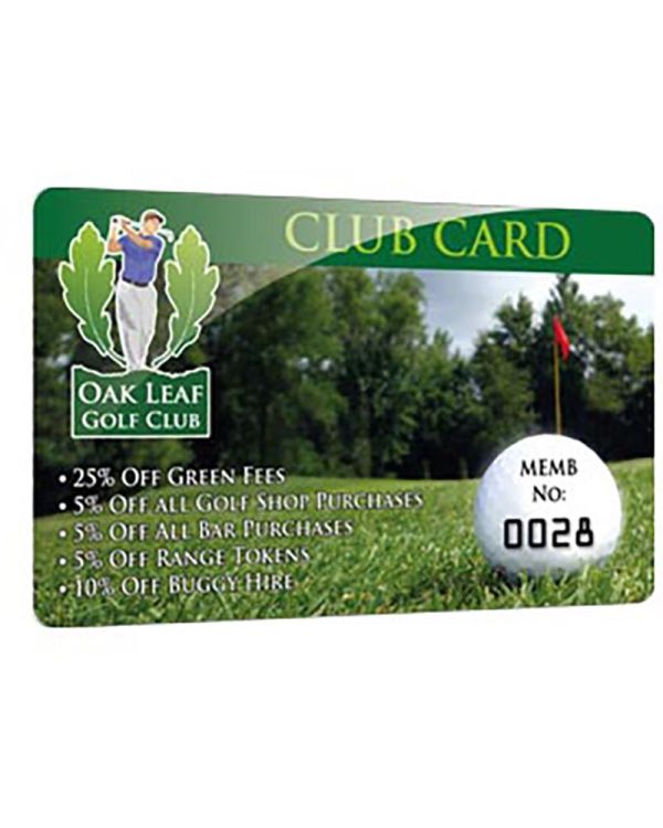Single Sided Non Personalised Id/Membership Cards
