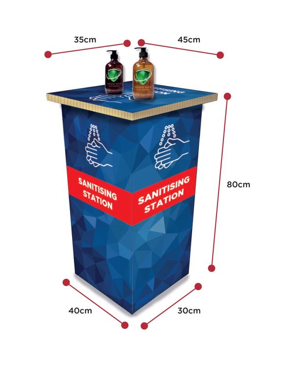 Indoor Sanitiser Station (Recycled Honeycomb Board)