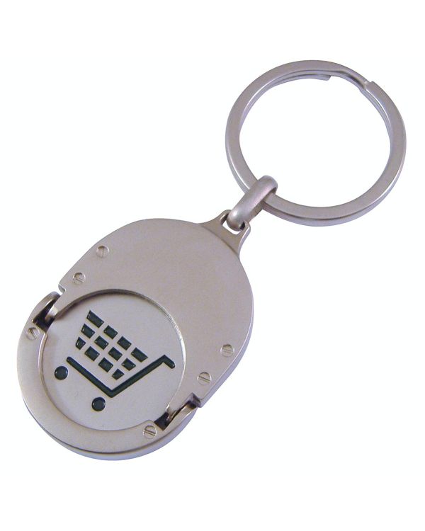 Oval Trolley Coin Keyrings