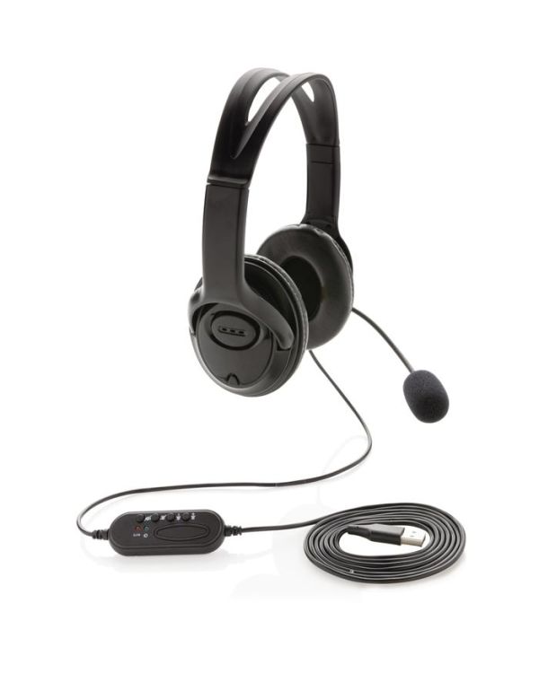 Over Ear Wired Work Headset