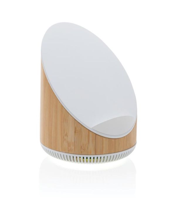Ovate Bamboo 5W Speaker With 15W Wireless Charger