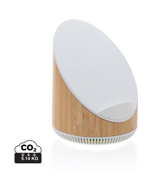 Ovate Bamboo 5W Speaker With 15W Wireless Charger