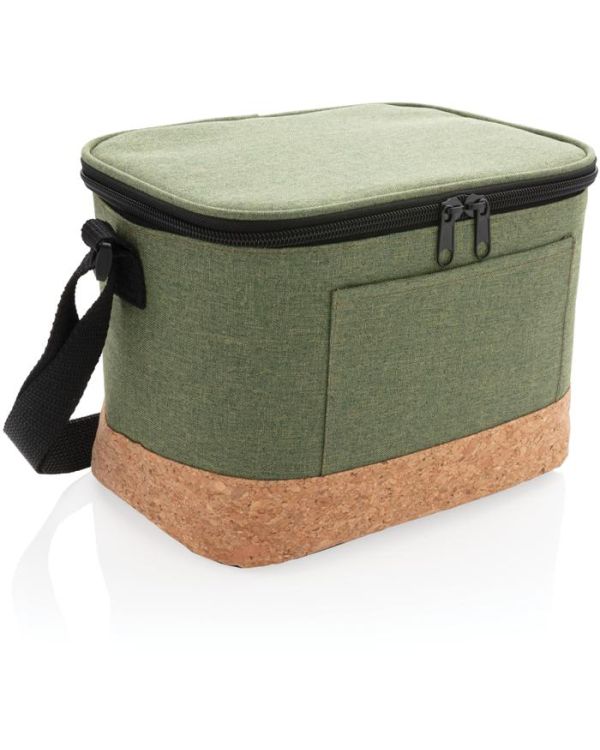 Two Tone Cooler Bag With Cork Detail