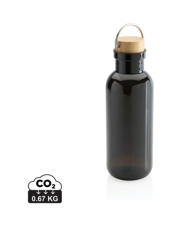 Grs RPET Bottle With Bamboo Lid And Handle