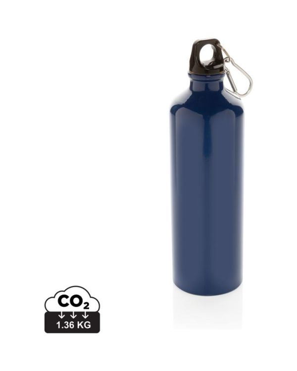 XL Aluminium Waterbottle With Carabiner