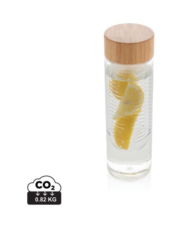 Infuser Bottle With Bamboo Lid