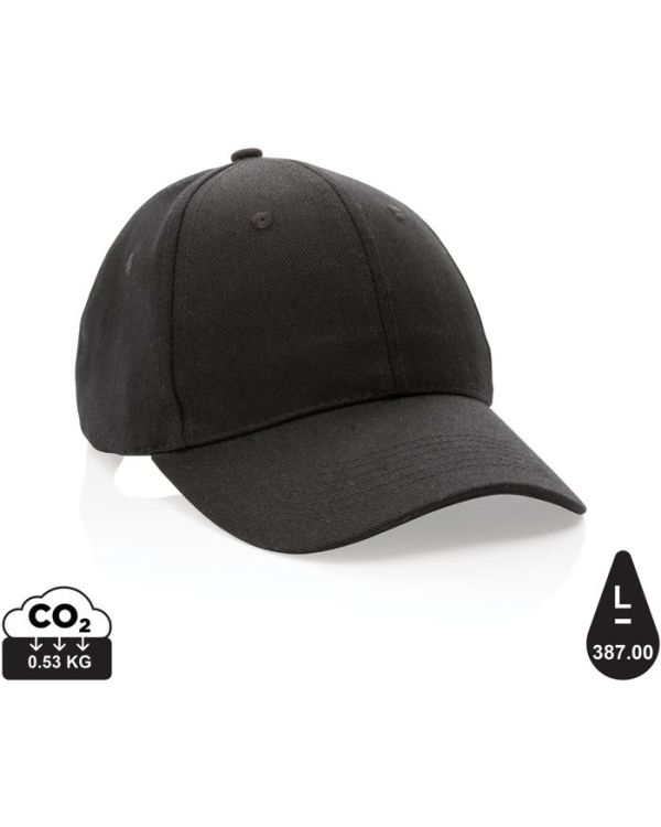Impact 6 Panel 280Gr Recycled Cotton Cap With Aware Tracer
