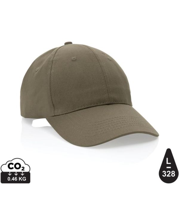 Impact 6 Panel 190Gr Recycled Cotton Cap With Aware Tracer