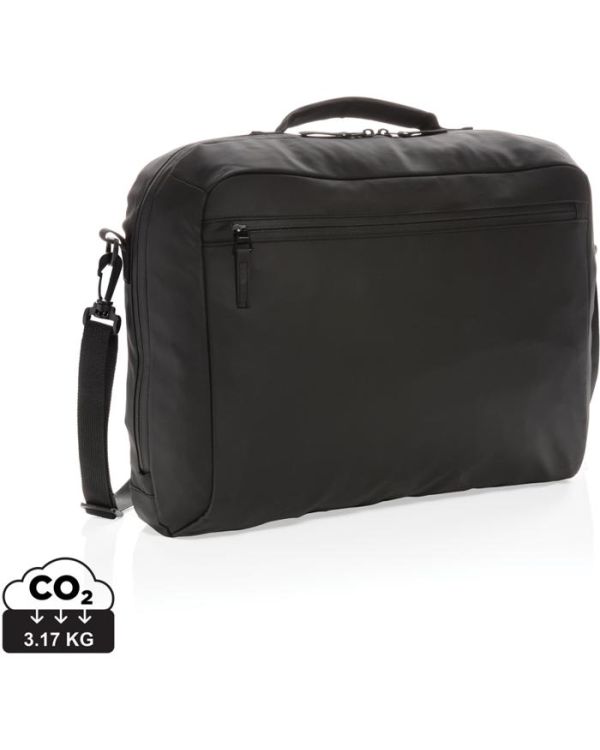 Fashion Black 15.6" Laptop Bag PVC Free
