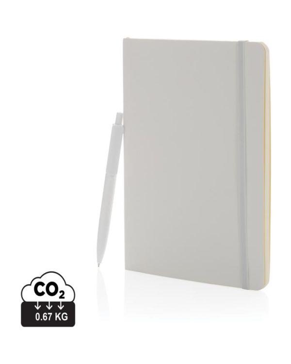 Antimicrobial A5 Softcover Notebook And Pen Set