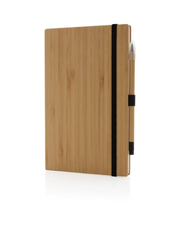 FSC Bamboo Notebook And Infinity Pencil Set
