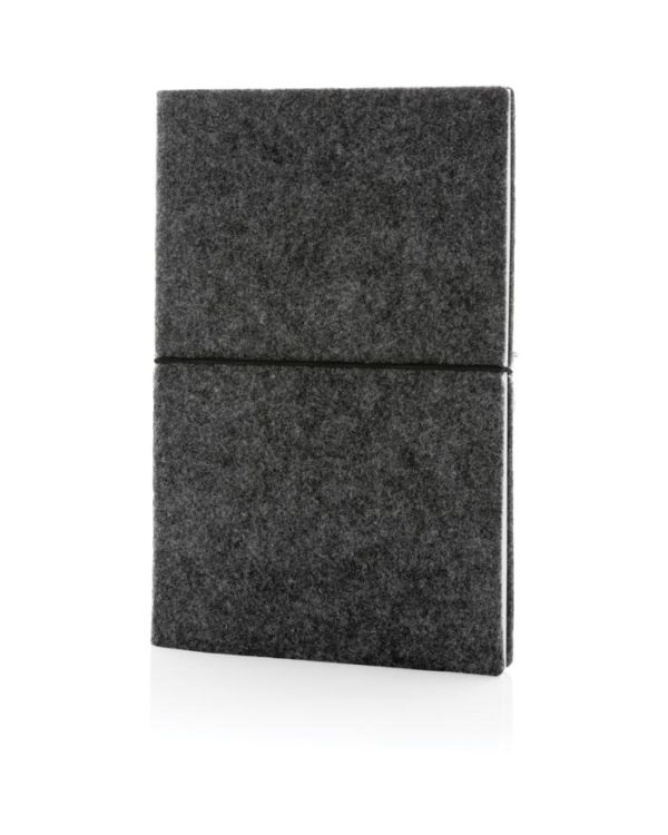 Grs Certified Recycled Felt A5 Softcover Notebook