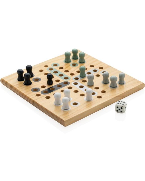 Claire Wooden Ludo Game