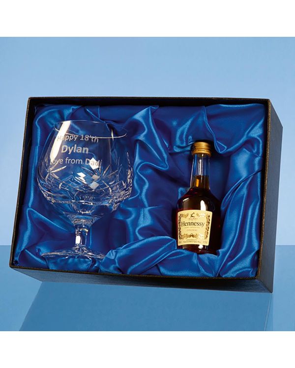 Blenheim Brandy Gift Set with a 5cl Miniature Bottle of Brandy