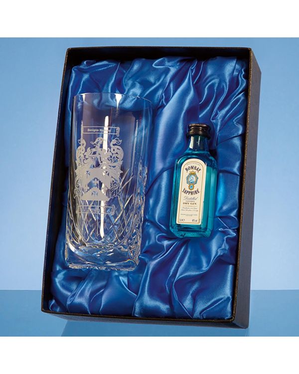 Blenheim High Ball Gift Set with a 5cl Miniature Bottle of Gin