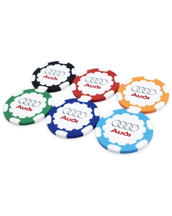 ABS Golf Pokerchip With Full Colour Print To Both Sides