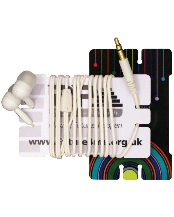 Plastic Earphone Winder Cards