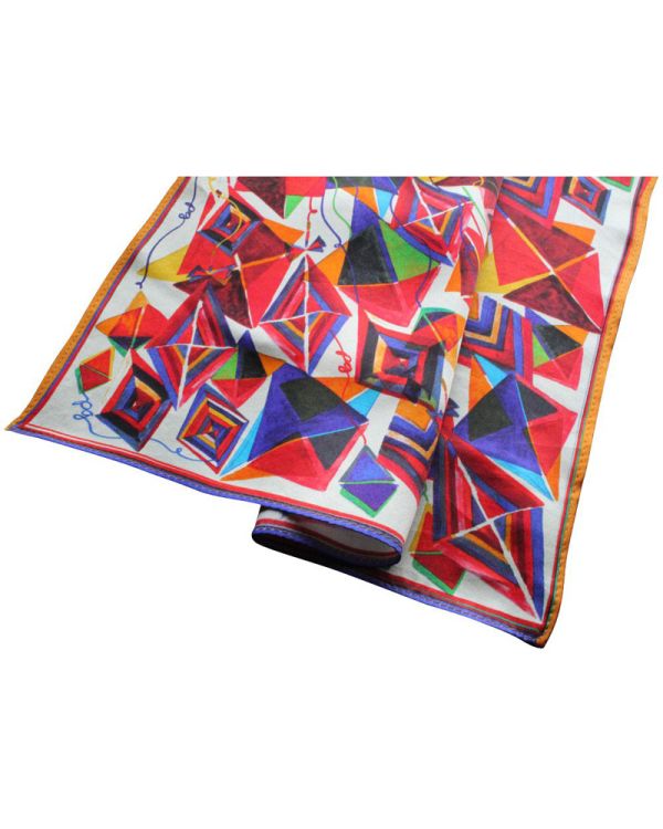 Printed Polyester Scarf (Long: Full Colour)