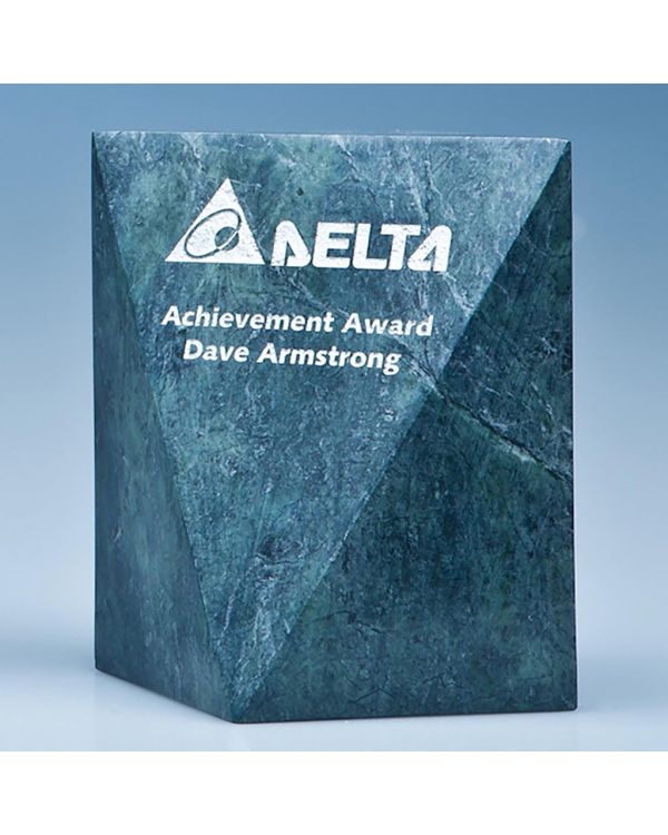 15cm Green Marble Glacier Award