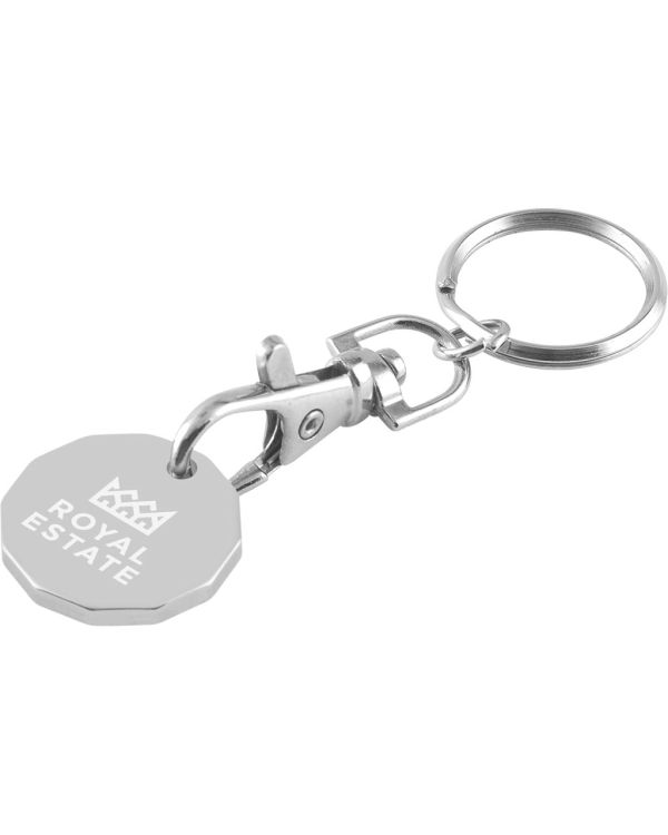 Trolley Coin Keychain (Laser Engraved)