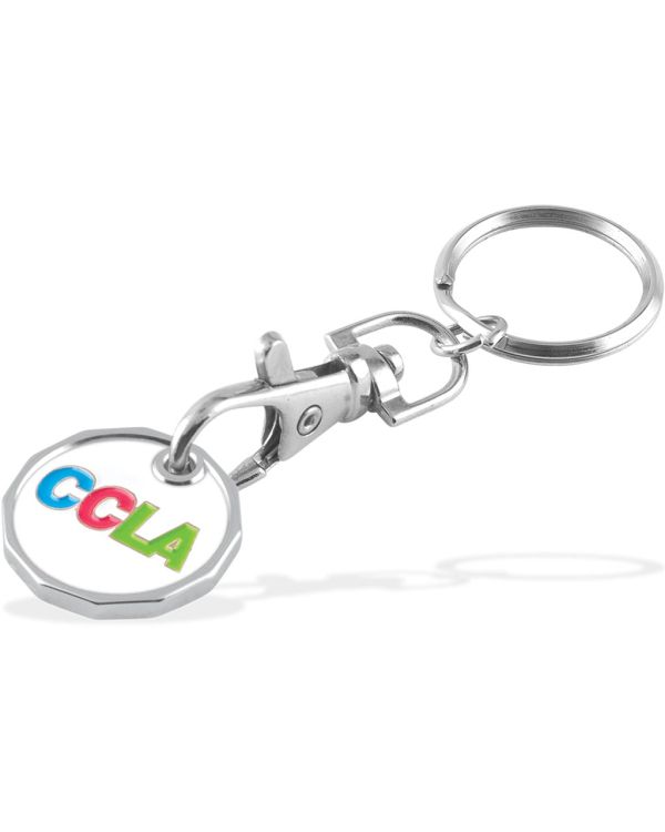 Trolley Coin Keychain Soft Enamel (up to 4 cols-2 sides)