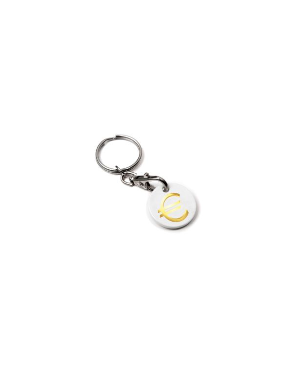EURO Trolley Coin Keyring