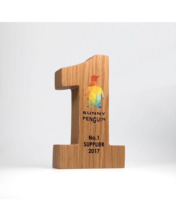 Real Wood Block Awards - Complex Shapes - 120mm