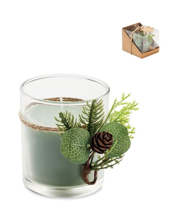 "Forest" Christmas Candle Holder