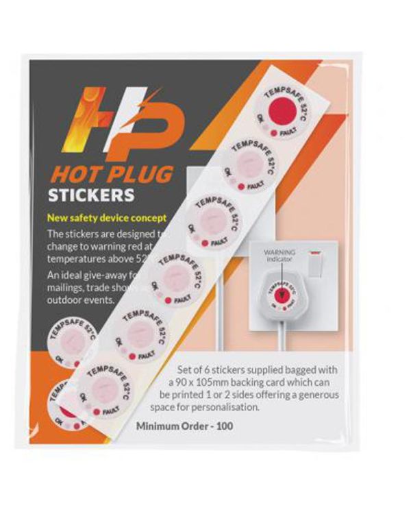 Hot Plug Safety Sticker Pack