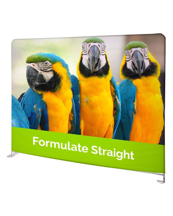 Formulate Straight - Fabric Display Video Call Backwalls