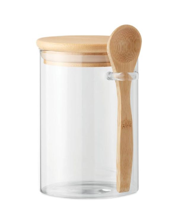 Borospoon Glass Jar With Spoon 600 ml