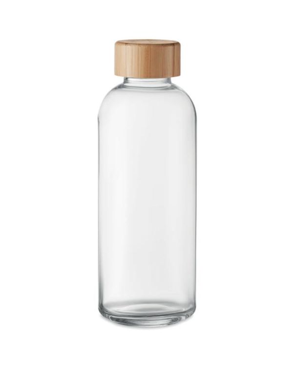 Frisian Glass Bottle 650ml, Bamboo Lid