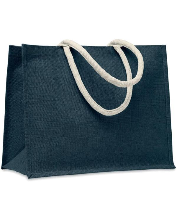 Aura Jute Bag With Cotton Handle