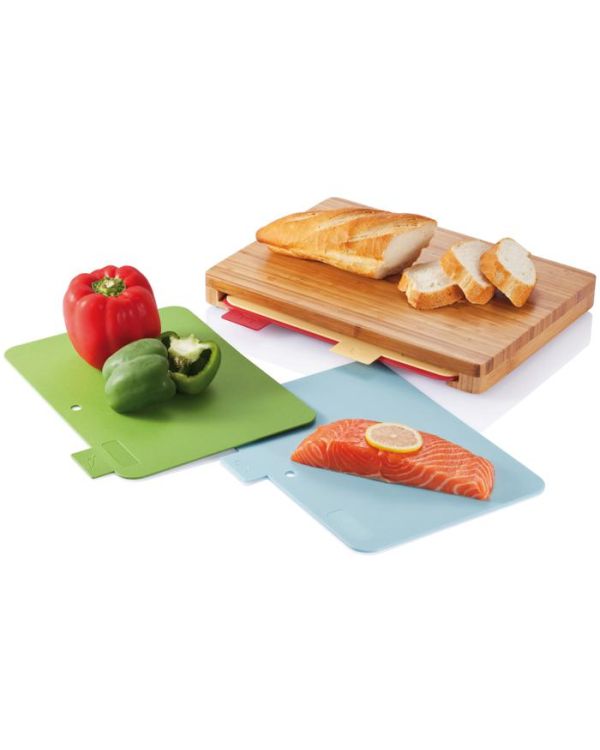 Cutting Board With 4Pcs Hygienic Boards