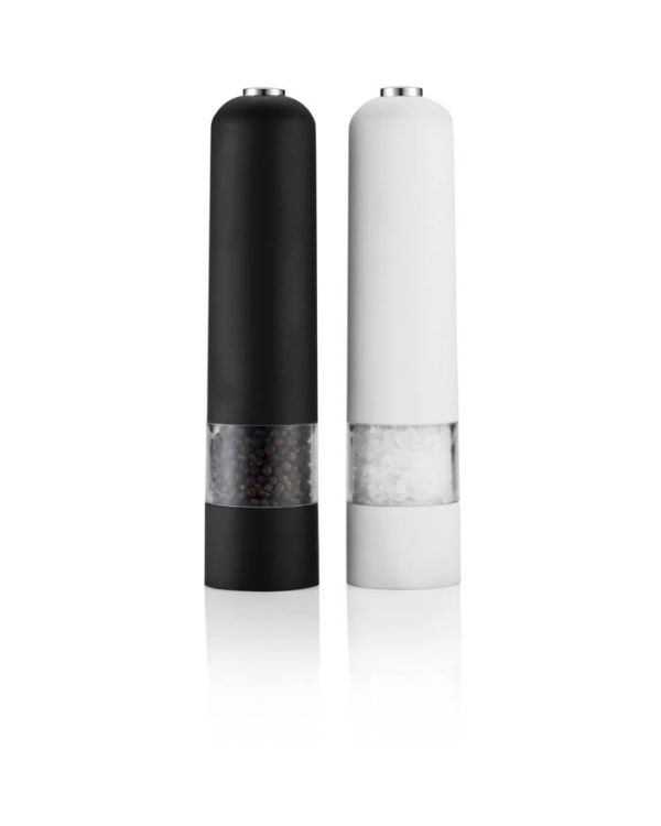 Electric Pepper And Salt Mill Set