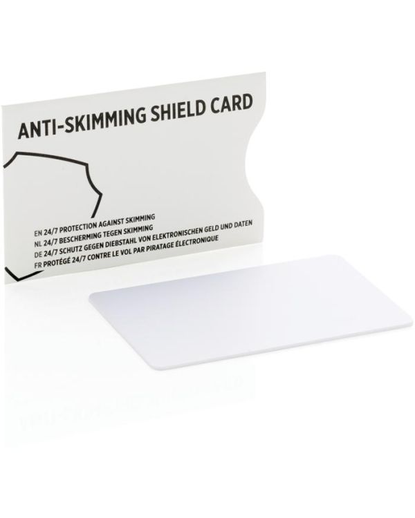 Anti-Skimming RFID Shield Card With Active Jamming Chip