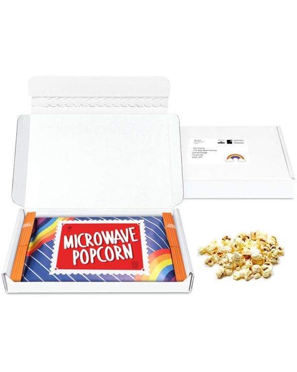 Postal Packs - Midi Postal Box - Microwave Popcorn - Microwave Popcorn DP