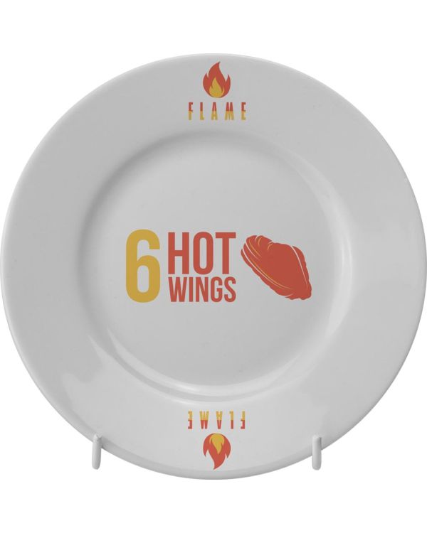 Winged Plate 6 Inch (17cm)