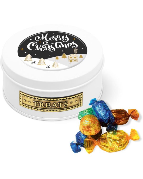 Winter Collection 2020 - Treat Tin - White - Quality Street
