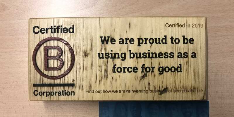 Fluid Branding B Corp certification