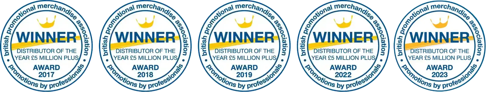 1st Place: BPMA Distributor of the Year 2017, 2018, 2019 & 2022