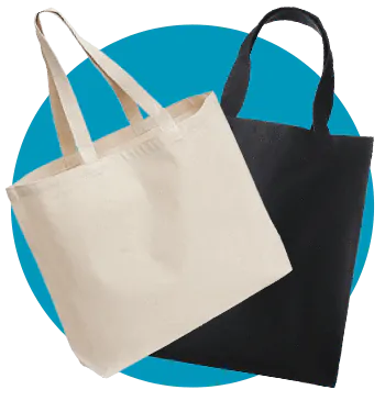 2 tote bags