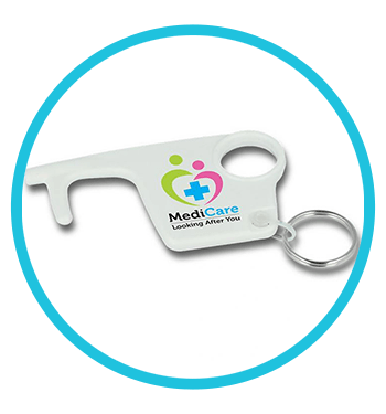 plastic Hygiene Hook Keyring