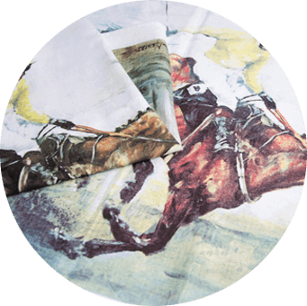 Injured Jockey's Fund tea towel